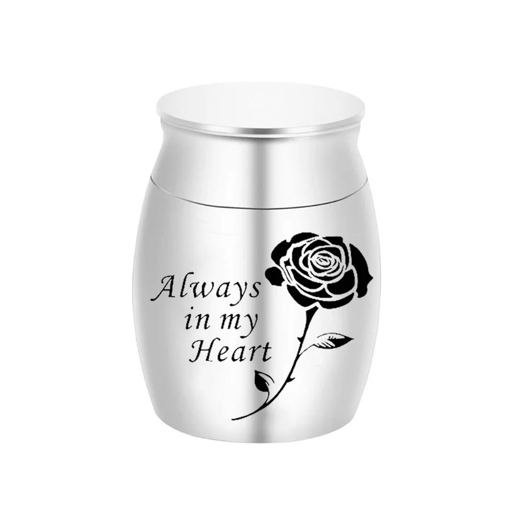 Aluminum Alloy Funeral Casket Cat Cremation Urn No Deformation Birds Container Mini Small Dog Memorials Human Ashes for Pets