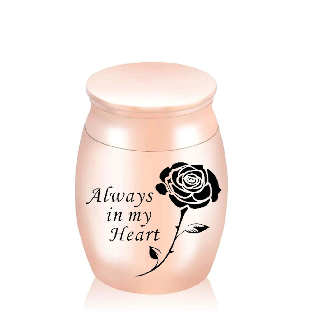 Aluminum Alloy Funeral Casket Cat Cremation Urn No Deformation Birds Container Mini Small Dog Memorials Human Ashes for Pets
