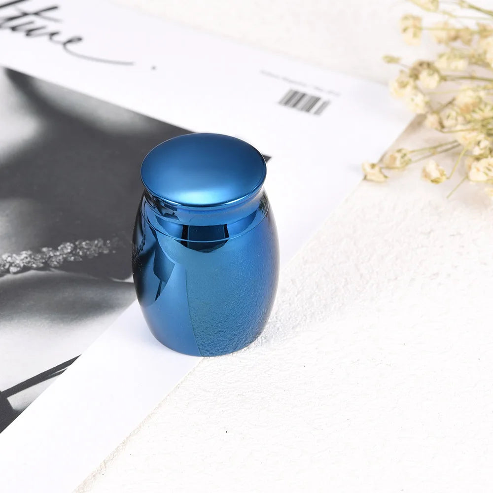 Enshrined Memorials Cremation Urn for Ashes Handcrafted Pets Dogs Cats Funeral Burial Small Paw Prints Keepsake Jewelry 30x40mm