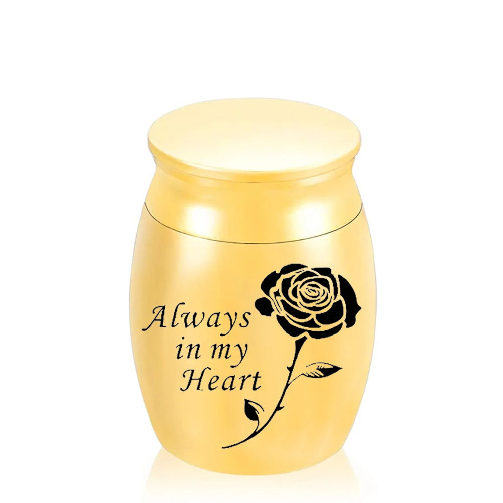 Aluminum Alloy Funeral Casket Cat Cremation Urn No Deformation Birds Container Mini Small Dog Memorials Human Ashes for Pets