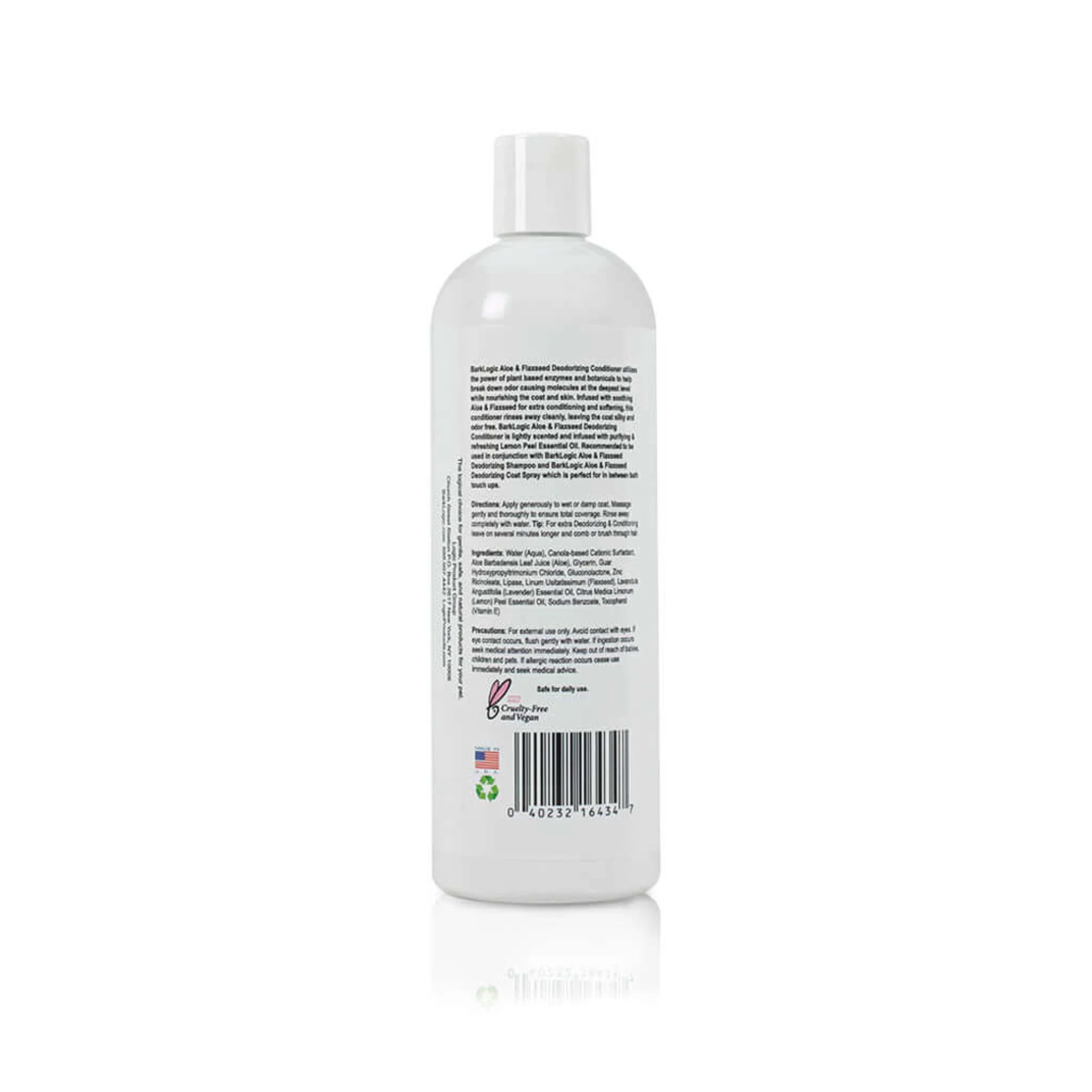 TD BarkLogic Aloe & Flaxseed Deodorizing Conditioner for Pets Premium Pet Grooming Product