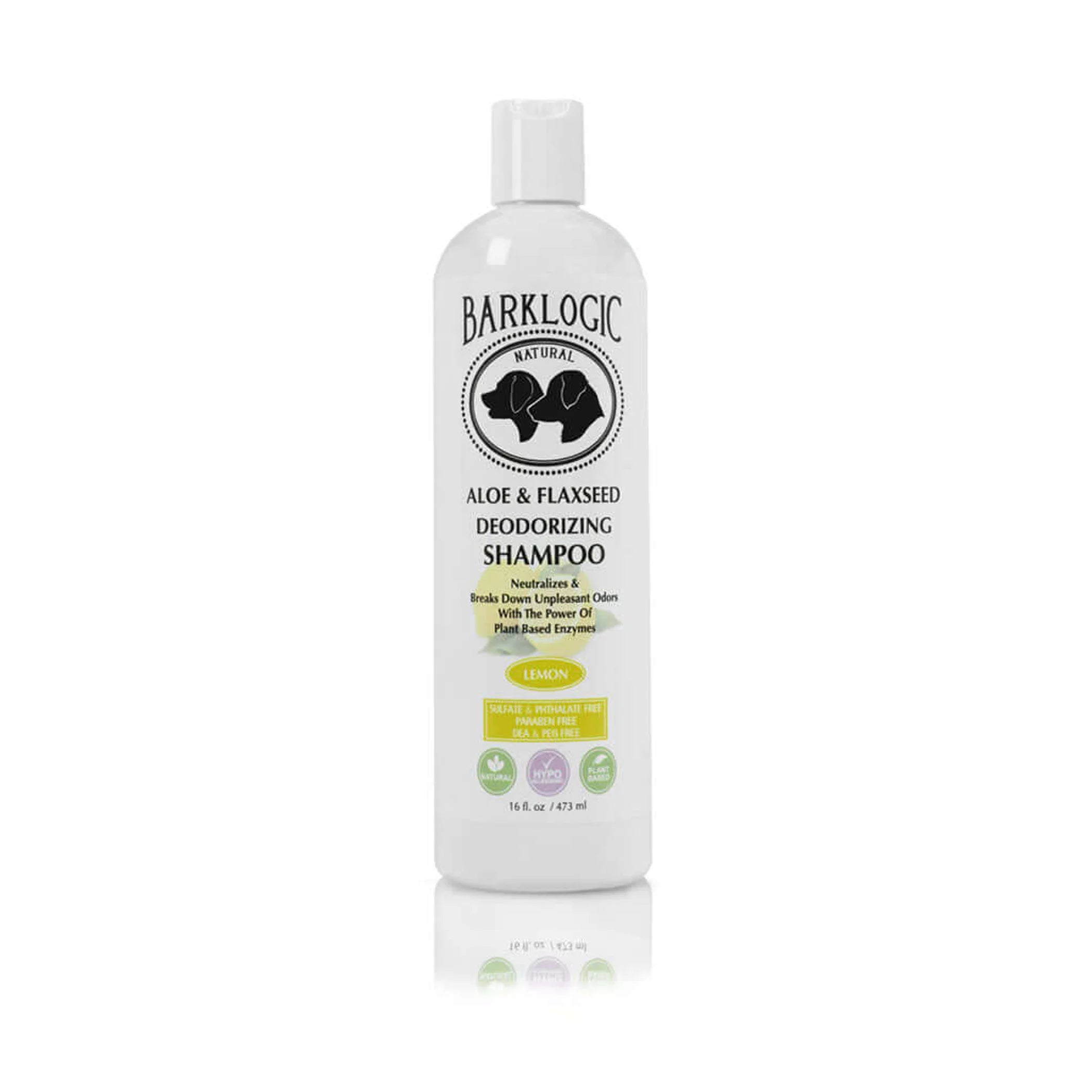 TD BarkLogic Aloe & Flaxseed Deodorizing Shampoo for Pets Premium Pet Grooming Product