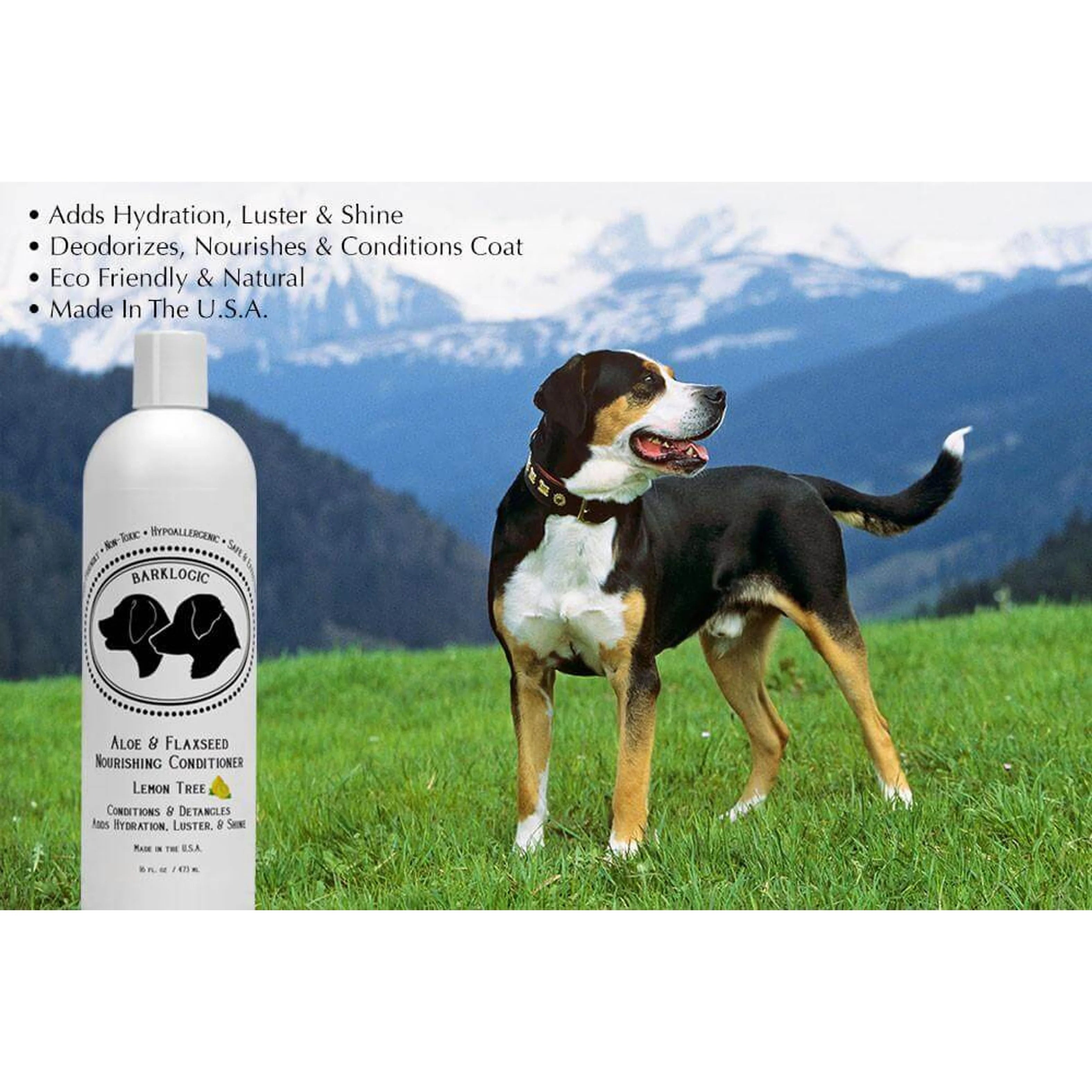 TD BarkLogic Aloe & Flaxseed Deodorizing Conditioner for Pets Premium Pet Grooming Product