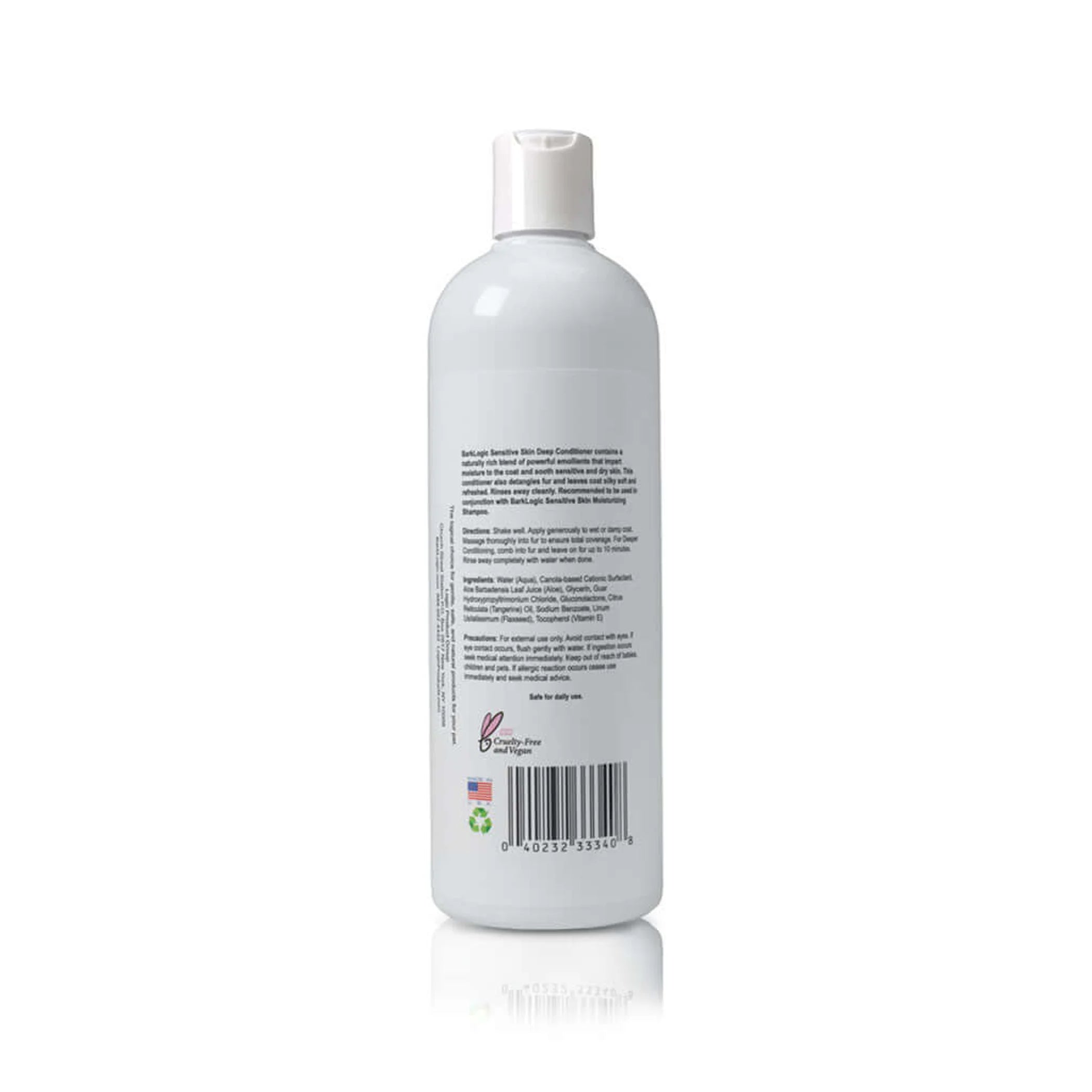 TD BarkLogic Sensitive Skin Deep Conditioner for Pets for Grooming