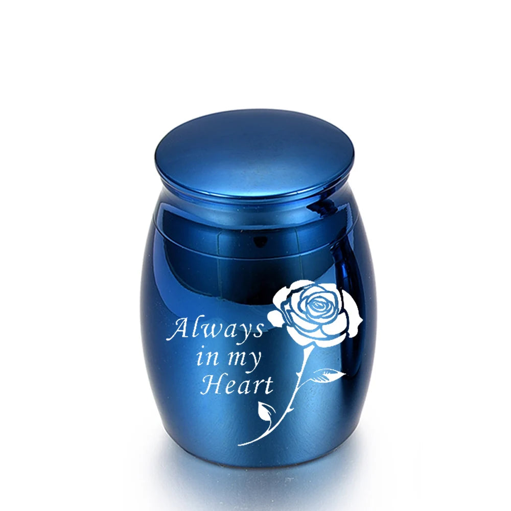 Aluminum Alloy Funeral Casket Cat Cremation Urn No Deformation Birds Container Mini Small Dog Memorials Human Ashes for Pets