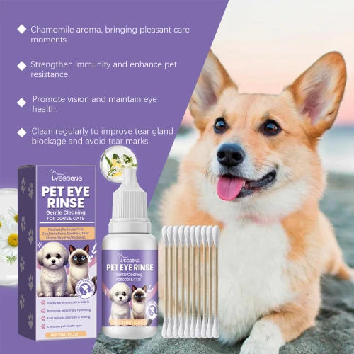Yegbong Gentle Wash For Pets Gently Cleans The Eye Dirt Of Pet Cats And Dogs