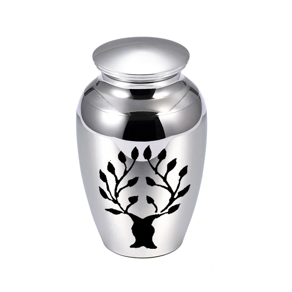 45*70mm Aluminum Alloy Pets Cremation Memorial Ashes Urn 5 Colors Urn Jewelry Keepsake Pendant for Human
