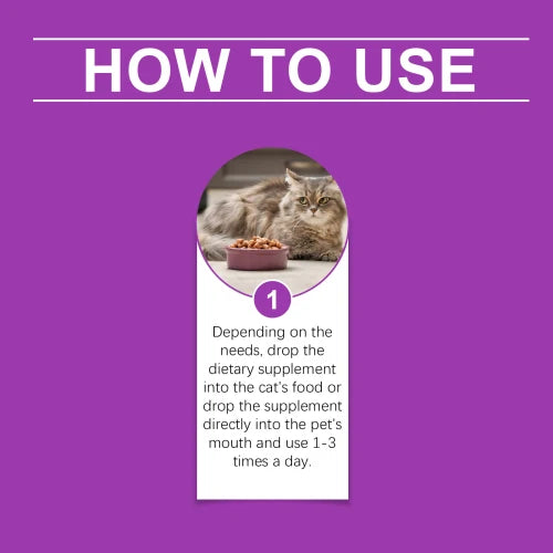 Yegbong Pet Cat Drops For Pets With Physical Discomfort Daily Care Vitamin Supplements