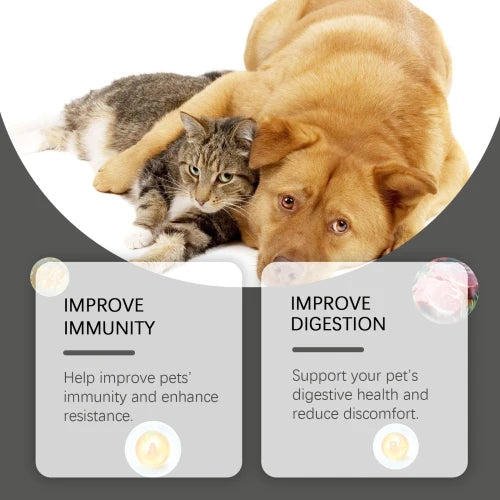Yegbong Cats Dogs General Compound Probiotic  Pets Absorb Supplement Tablets Dog And Cat Nutrition