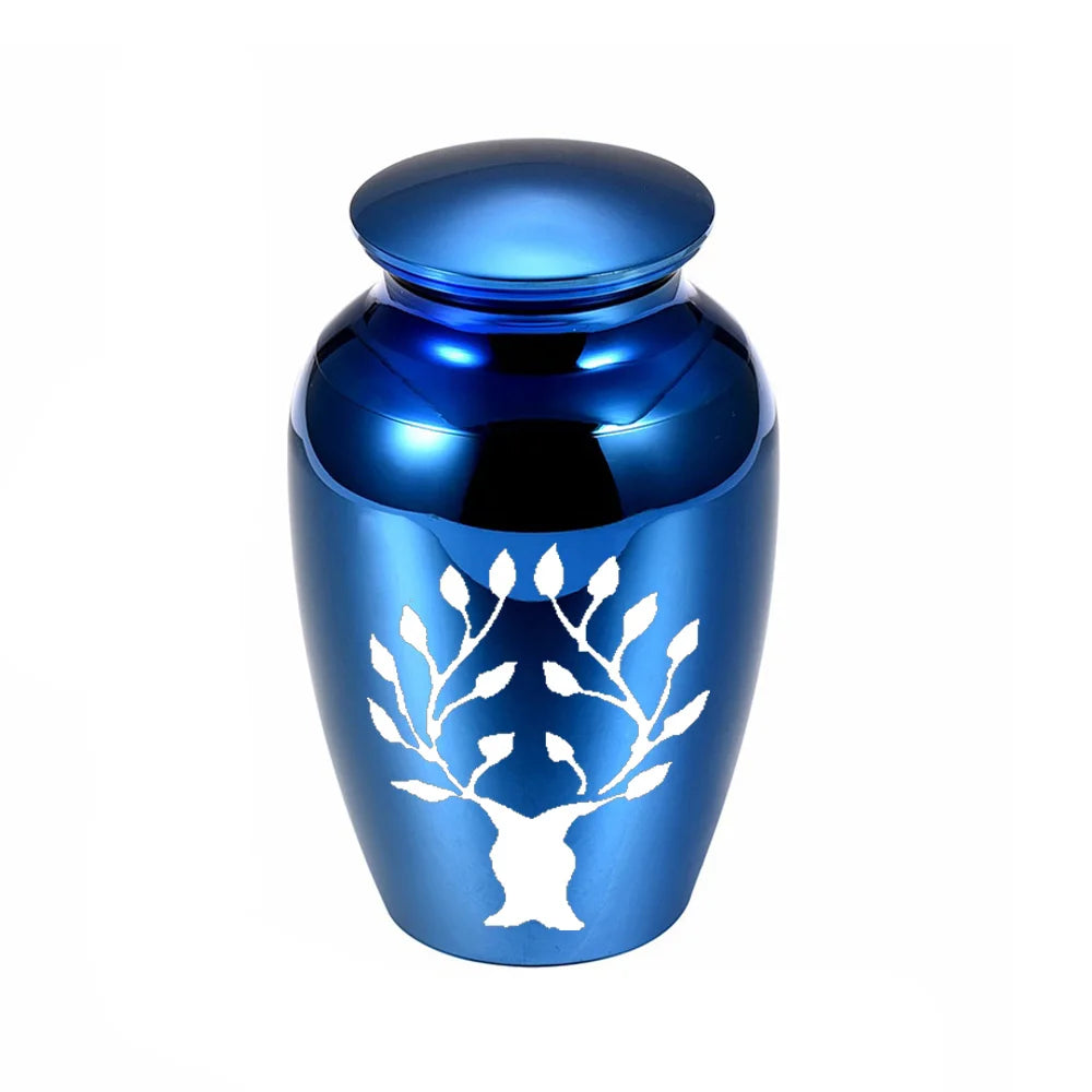 45*70mm Aluminum Alloy Pets Cremation Memorial Ashes Urn 5 Colors Urn Jewelry Keepsake Pendant for Human
