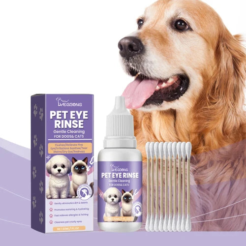 Yegbong Gentle Wash For Pets Gently Cleans The Eye Dirt Of Pet Cats And Dogs