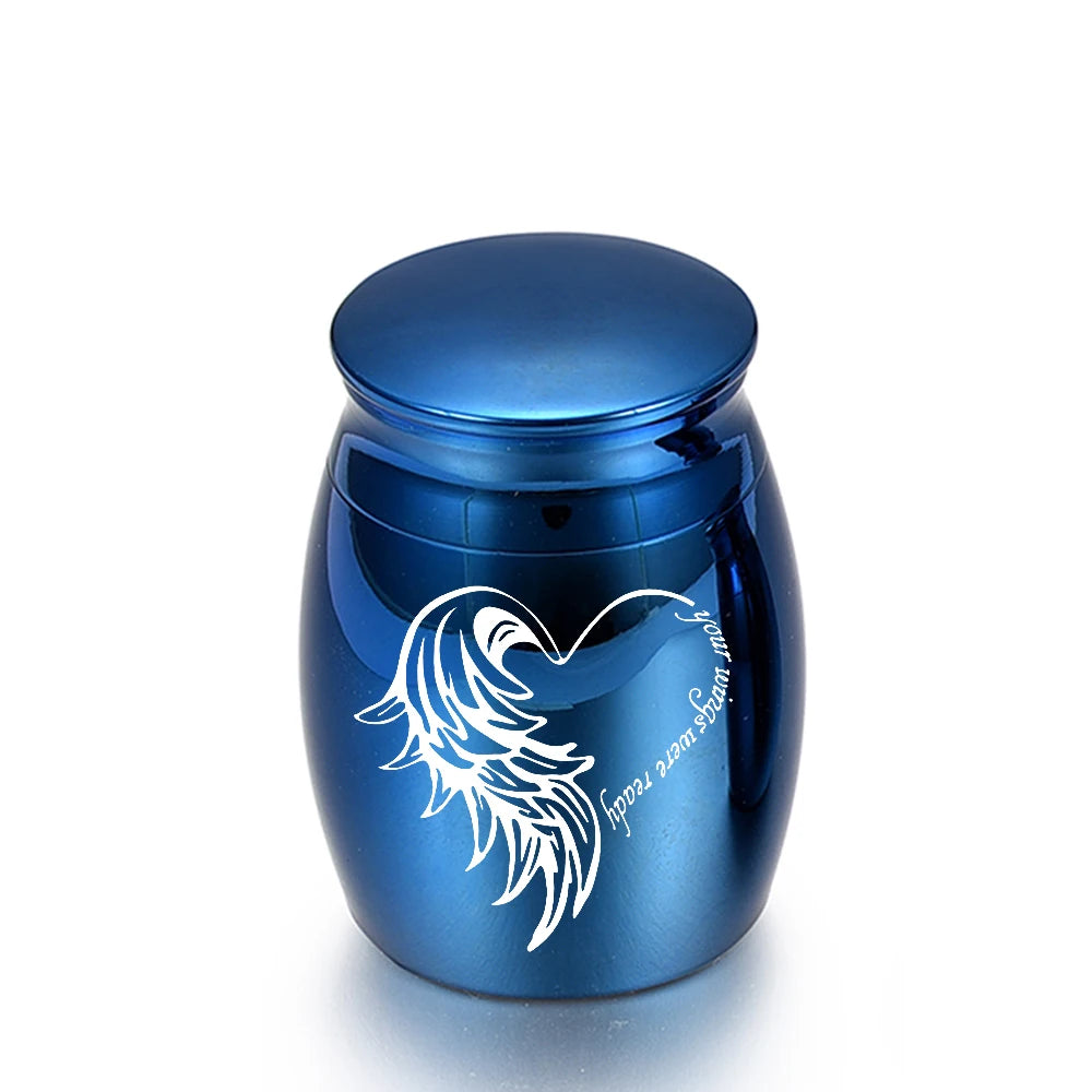 Souvenir Urns Small Cremation Urn Are Used for Ashes Memorials of Dead Relatives/pets Mini Non-deformable Metal Keepsake Jar