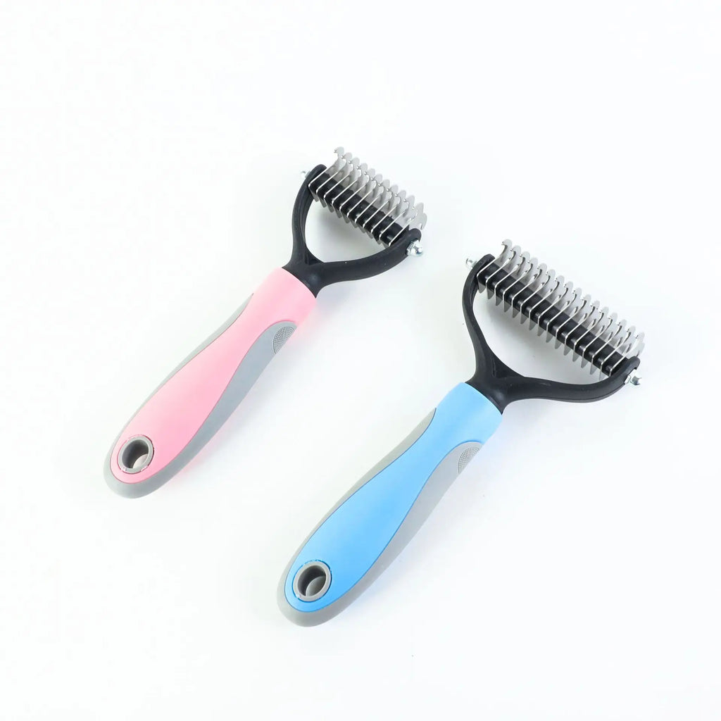 Plastic Hair Removal Comb for Dogs and Cats Trimming Dematting Deshedding Brush Grooming Tool for Long Hair Curly Fur Pets