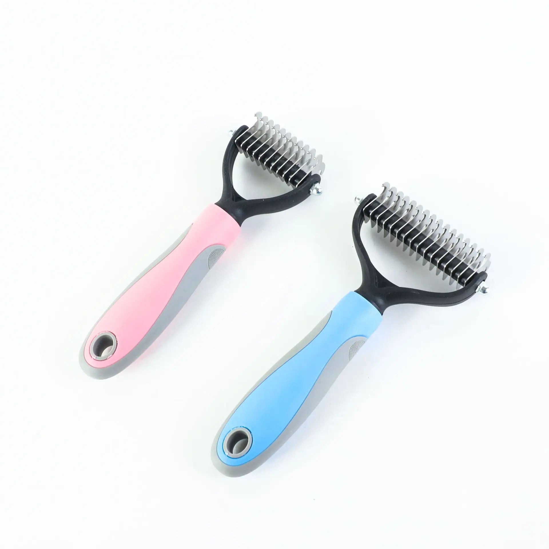 Plastic Hair Removal Comb for Dogs and Cats Trimming Dematting Deshedding Brush Grooming Tool for Long Hair Curly Fur Pets