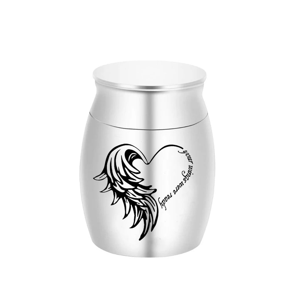 Souvenir Urns Small Cremation Urn Are Used for Ashes Memorials of Dead Relatives/pets Mini Non-deformable Metal Keepsake Jar