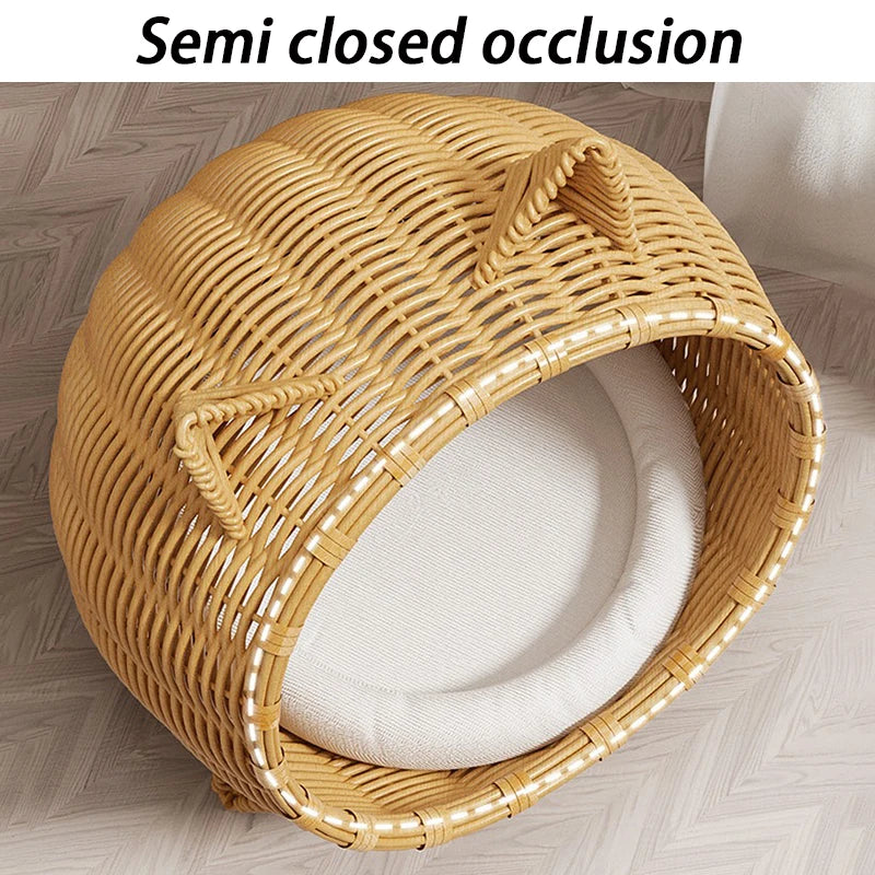 Woven Cat Nest Bed