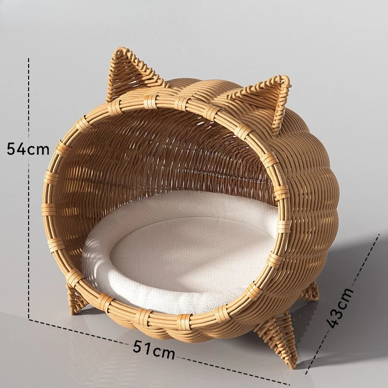 Woven Cat Nest Bed