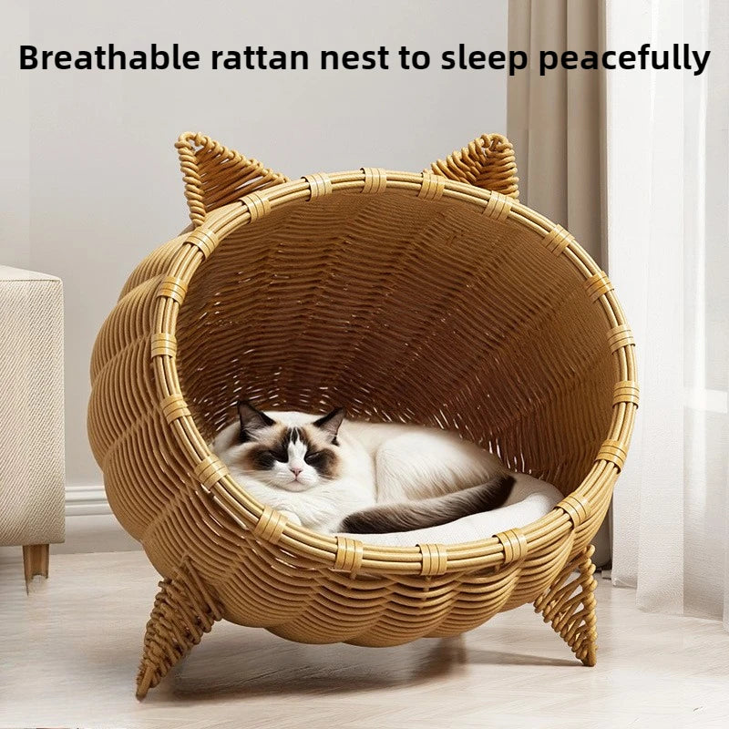 Woven Cat Nest Bed