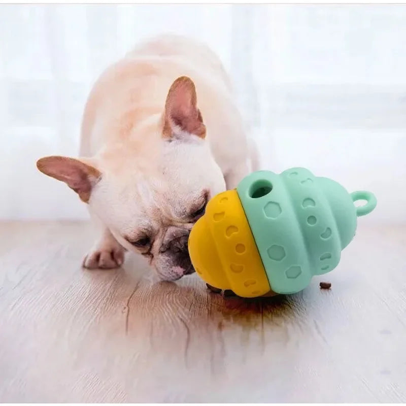 Chew-Proof Silicone Dog Slow Feeder Toy – Snuffle Game for Puppies & Seniors