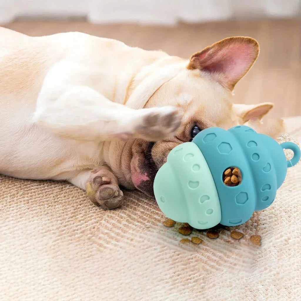 Chew-Proof Silicone Dog Slow Feeder Toy – Snuffle Game for Puppies & Seniors