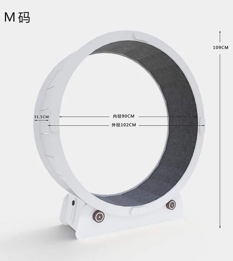 Silent Pet Treadmill & Interactive Gym Wheel
