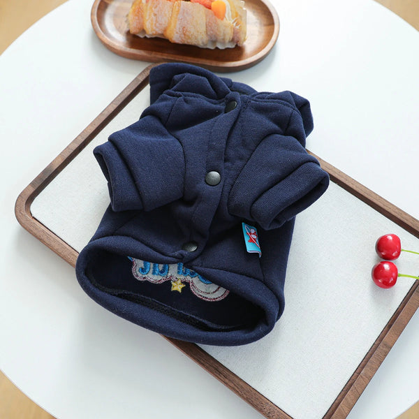 Valentine's Day Dog Clothes Cat Pet Cute Rainbow Sweater Two-legged Hoodie Jacket