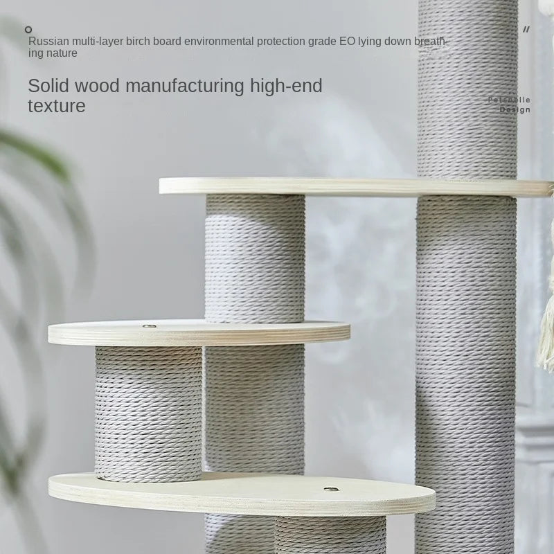 Cat Tower with Hammocks & Climbing Cave