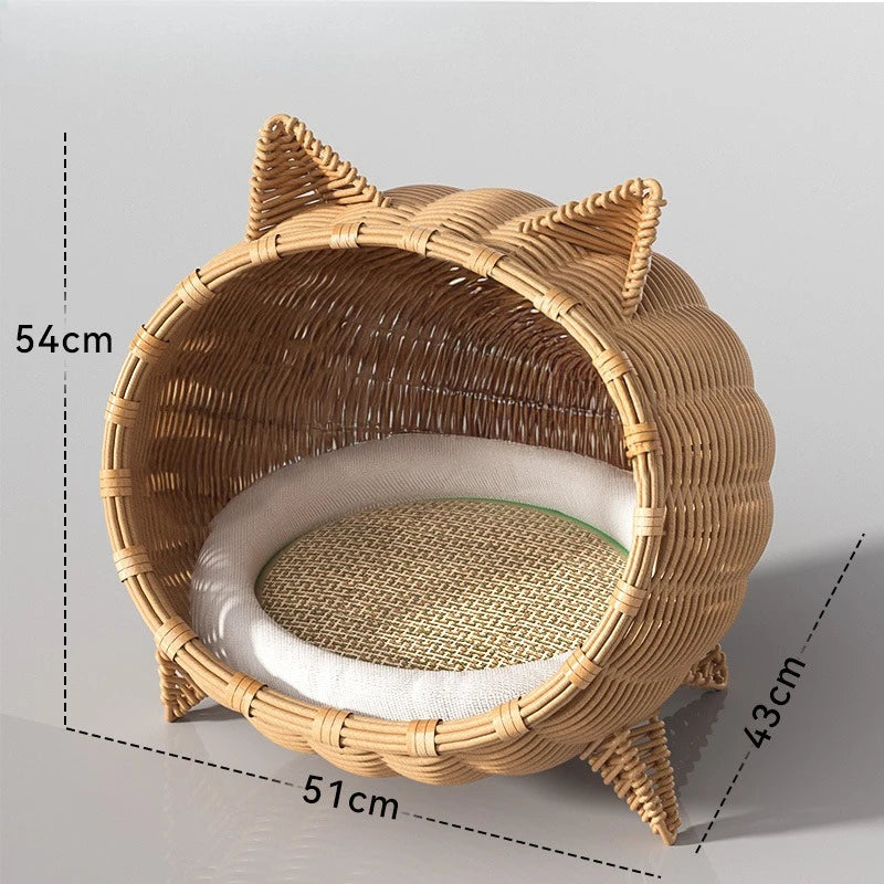 Woven Cat Nest Bed