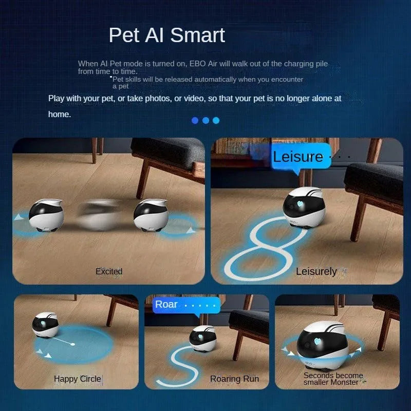 Smart Pet Companion Robot with Camera