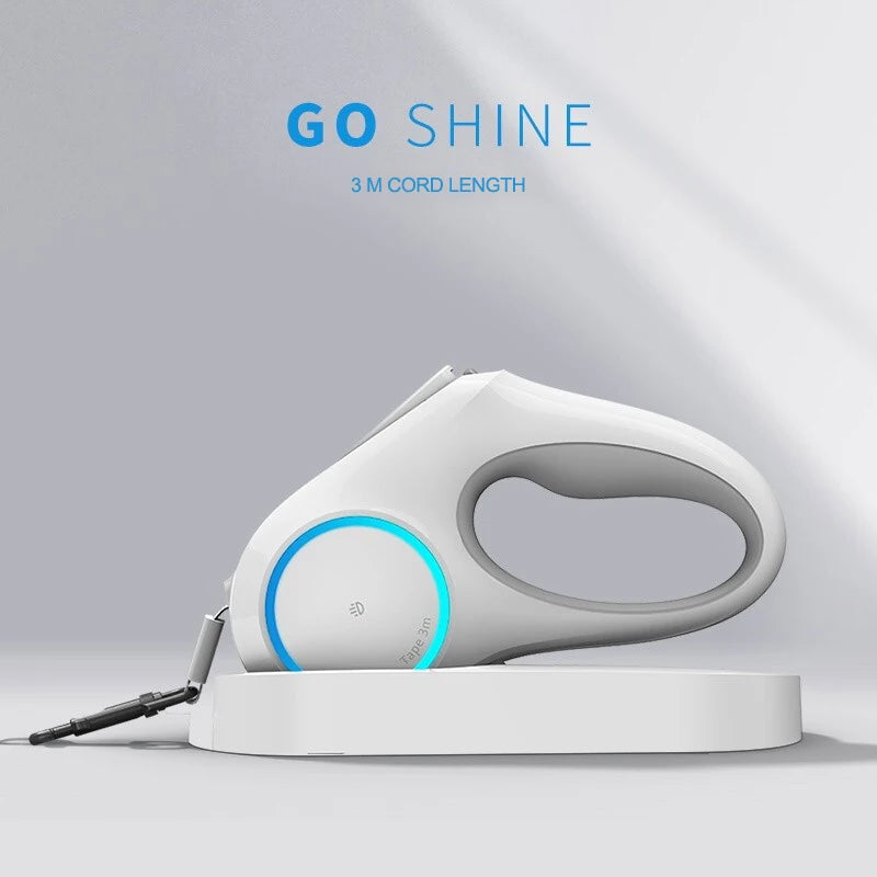 Retractable Dog Leash with LED Headlamp