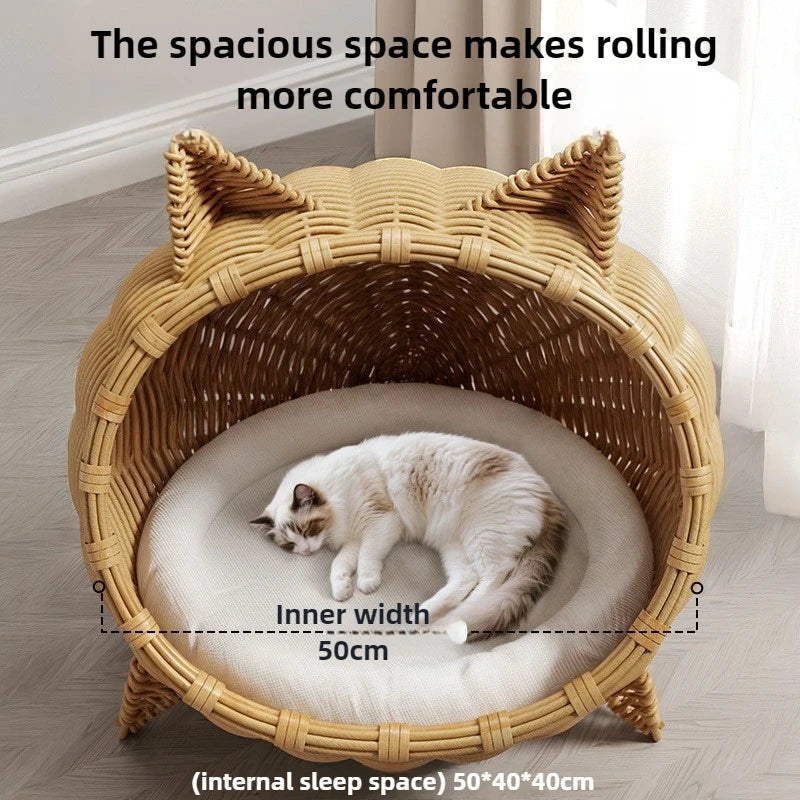 Woven Cat Nest Bed