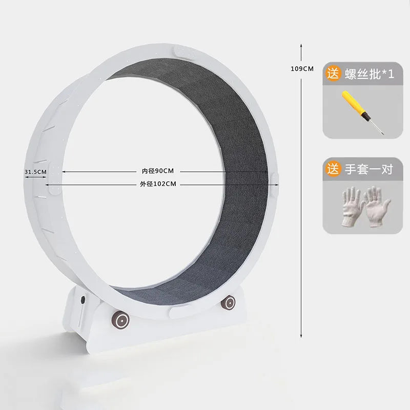Silent Pet Treadmill & Interactive Gym Wheel