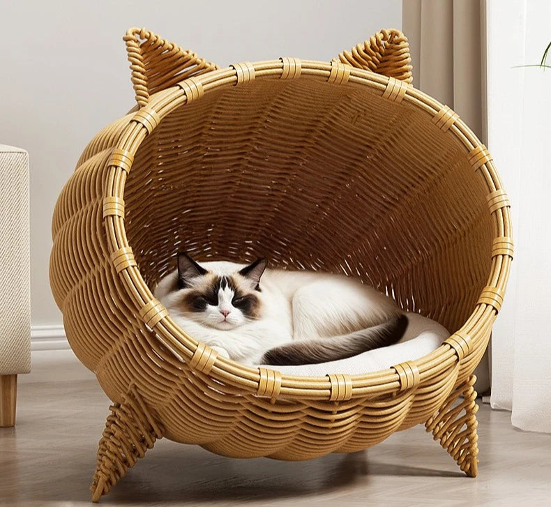 Woven Cat Nest Bed